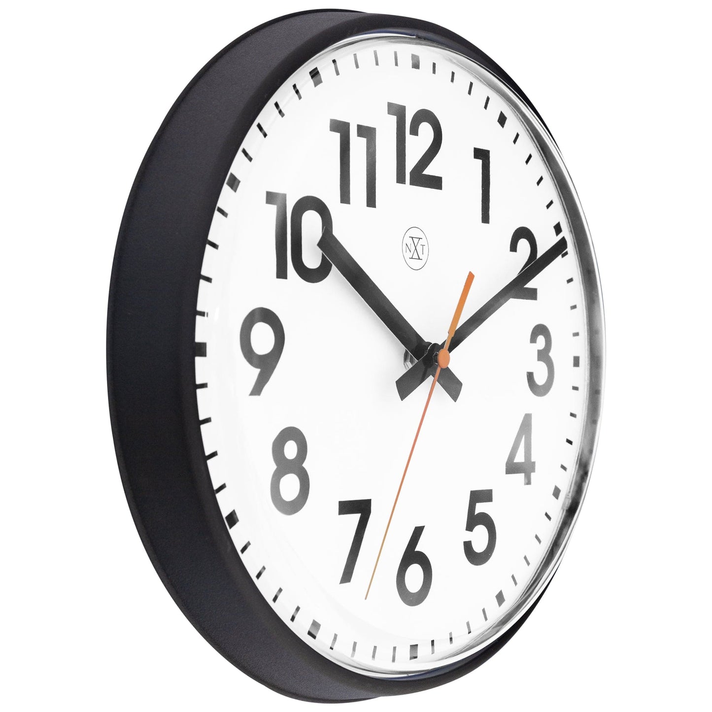 Wall clock 26cm - Silent - Plastic -"Peter"