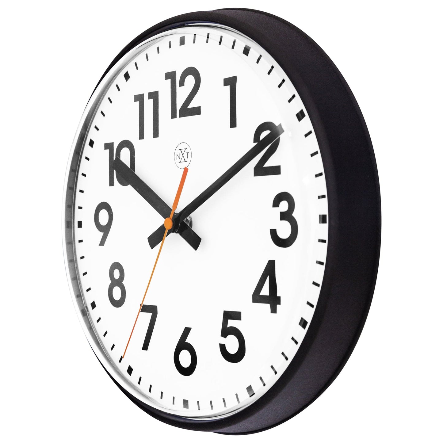 Wall clock 26cm - Silent - Plastic -"Peter"