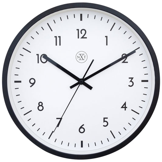 Wall clock 30cm - Silent - Plastic - "Easy Big"