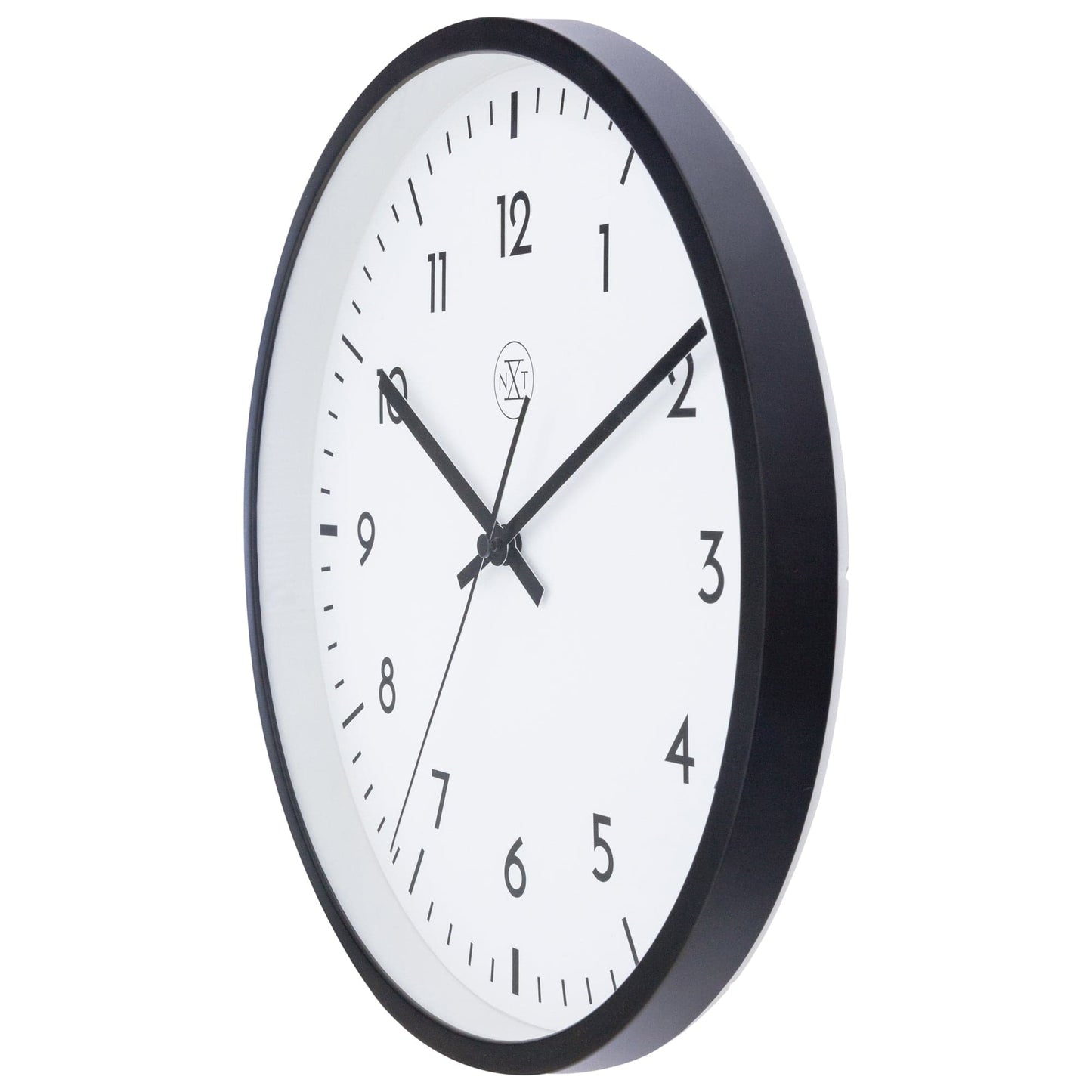 Wall clock 30cm - Silent - Plastic - "Easy Big"