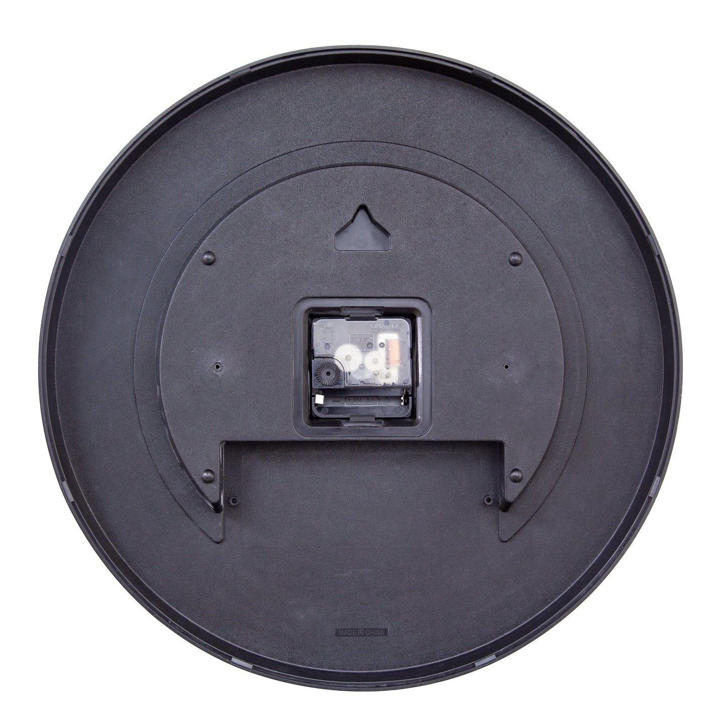 Wall Clock 35cm-Silent-Black/Multicolour-ABS- nXt 'Bit'