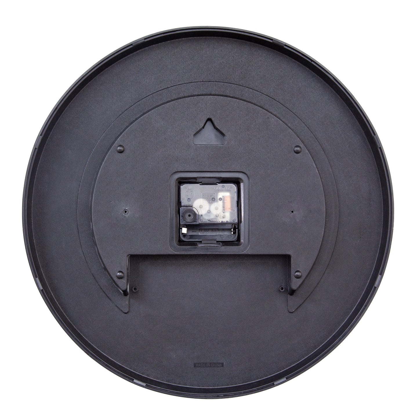 Wall Clock 35cm-Silent-Black/Multicolour-ABS- nXt 'Game'