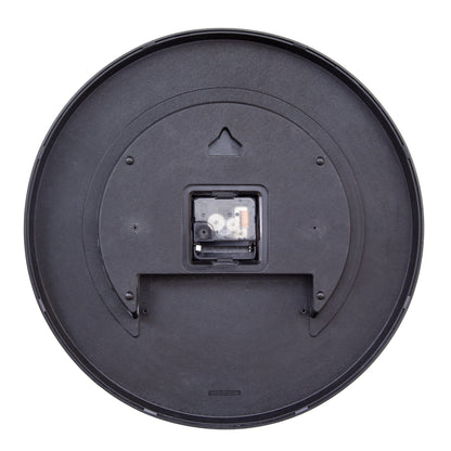 NeXtime Clocks wall clock, 35cm silent black and multicolor ABS design with 'Game' theme, showing detailed clock face and branding