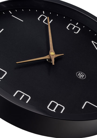 NeXtime Clocks 30cm silent wall clock with paper and bioplastic eco design, detailed view showing minimalist style and eco-friendly materials.