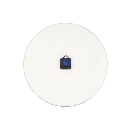 NeXtime Clocks vinyl-themed wall clock, 43 cm with a glass face, featuring a stylish vinyl record design.