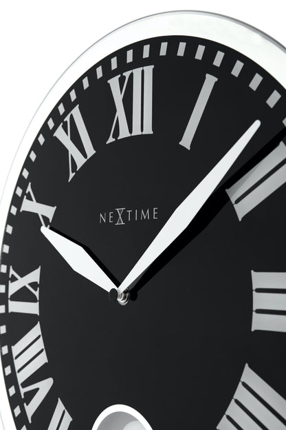 Wall clock - 43 x 4.2 cm - Glass - 'Romana'