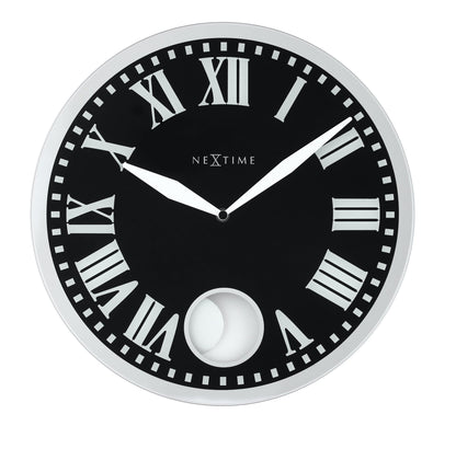 Wall clock - 43 x 4.2 cm - Glass - 'Romana'