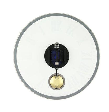 Wall clock - 43 x 4.2 cm - Glass - 'Romana'