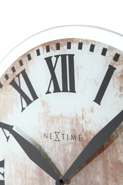 Wall clock - 43 x 4.2 cm - Glass - 'Romana'