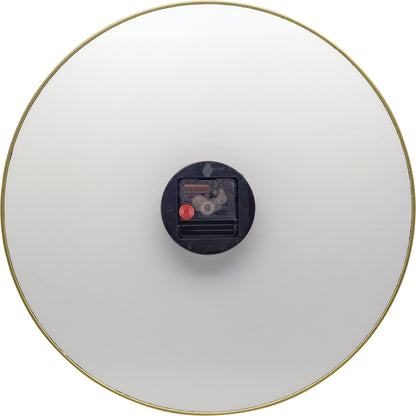 NeXtime Clocks marble wall clock with a 40cm glass and metal design, showcasing a modern marble finish.