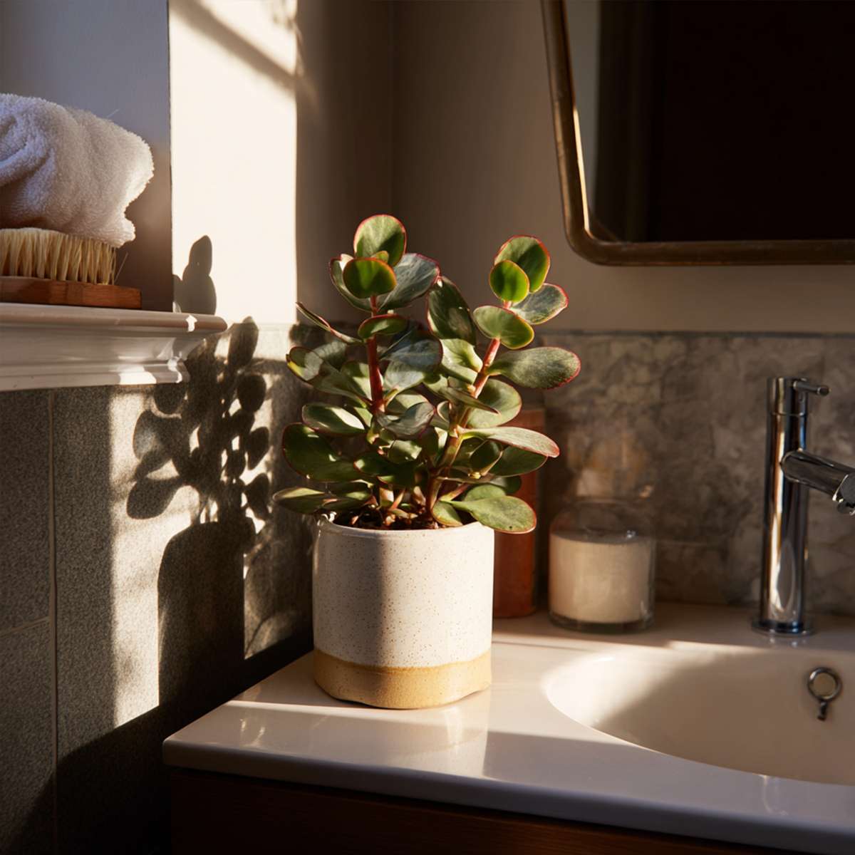 Crassula ovata 'Sunset'