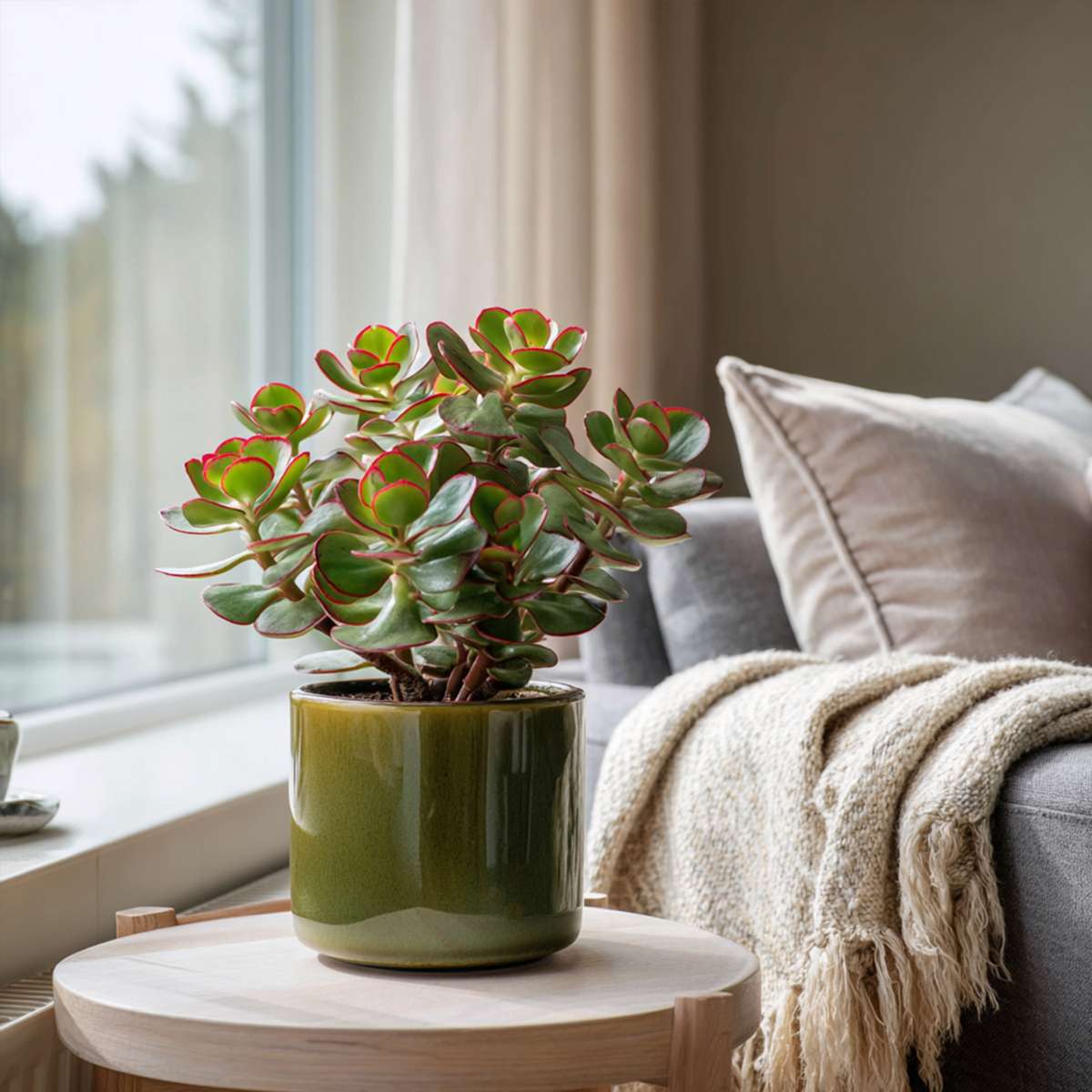 Crassula ovata 'Sunset'