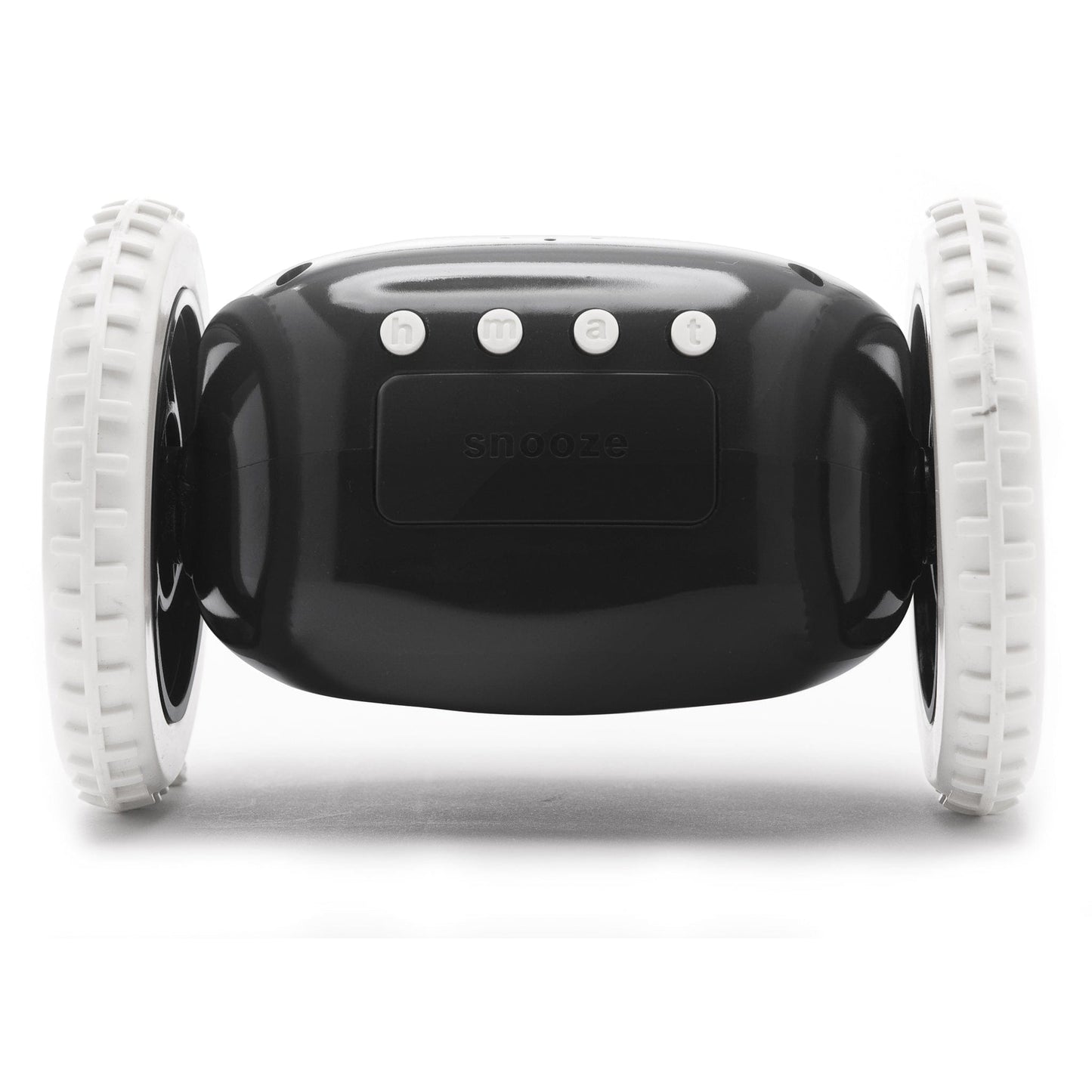 Clocky Black - Alarm clock on wheels