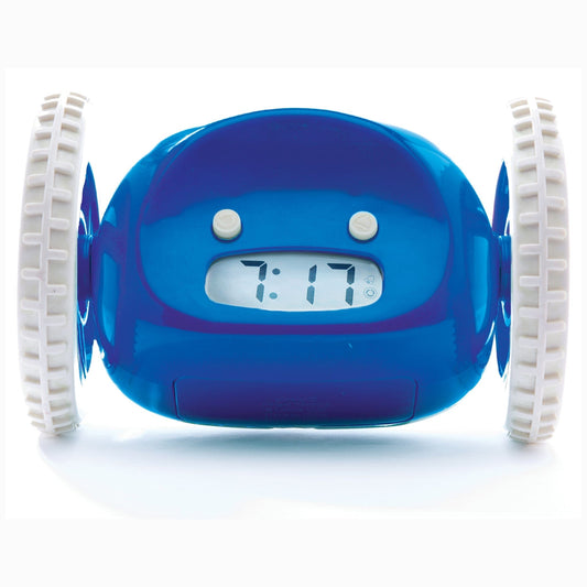 Clocky Navy - Alarm clock on wheels