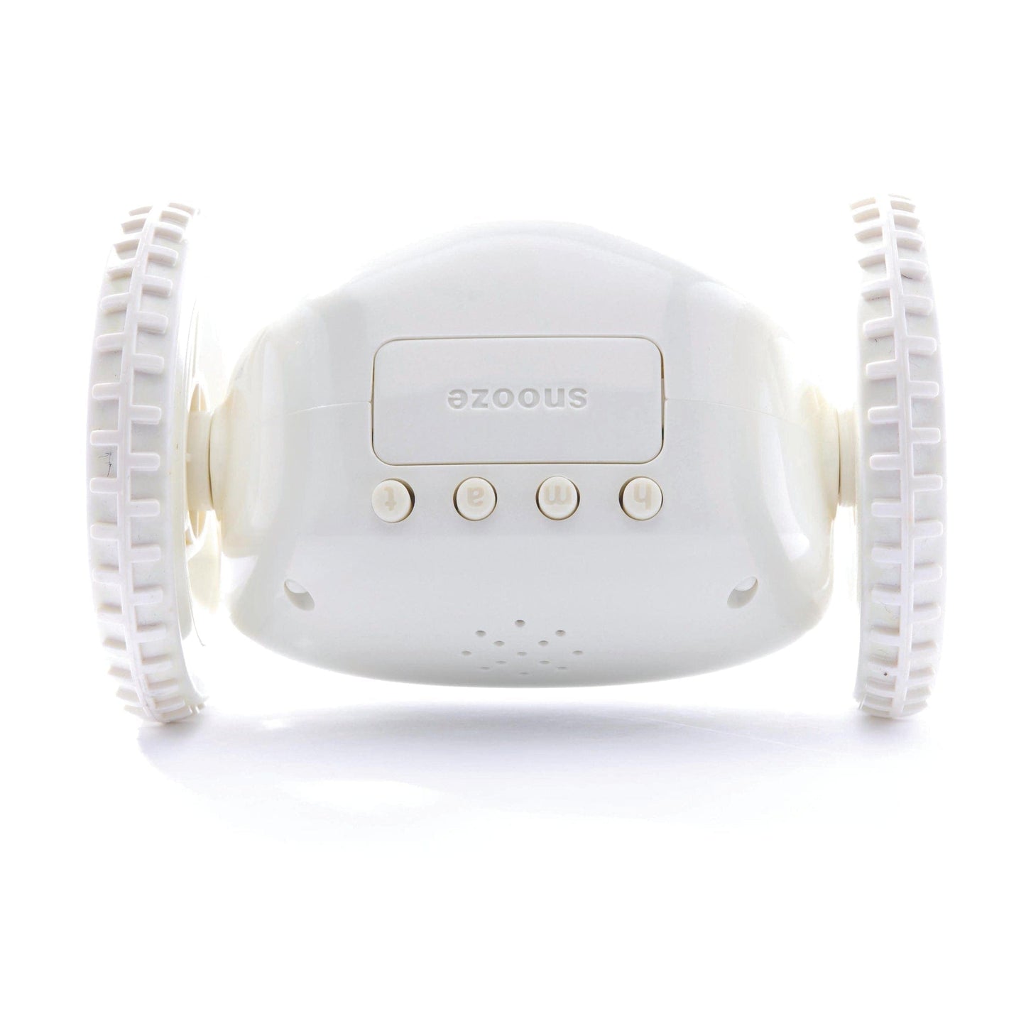 Clocky White - Wekker op wielen