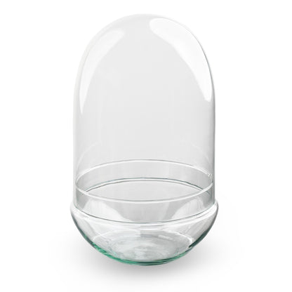 Egg XL Glass bulb - Bell jar - Closed terrarium ↑ 30 cm - Model: Egg XL - Glass Bottle garden