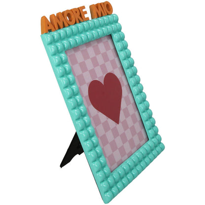 Amore Mio Polyresin Photo Frame Turquoise 13x18cm