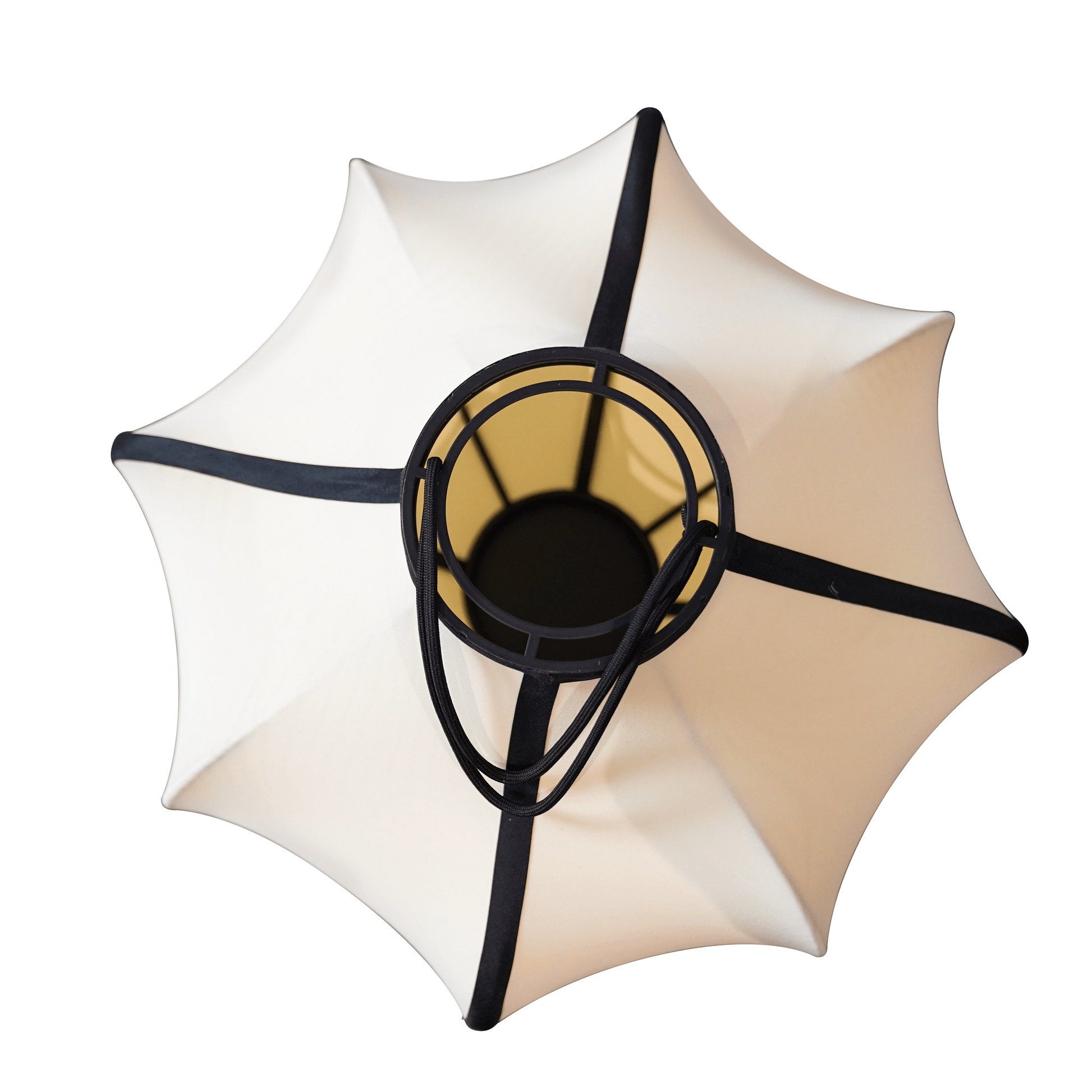 NeXtime Clocks Lumi fabric lantern-style lamp shade, 40cm diameter, elastic design, ideal for stylish lighting fixtures.