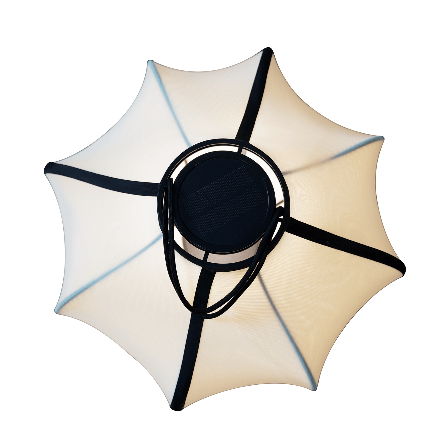 Lantern-style 40cm fabric lamp shade by NeXtime Clocks featuring elastic material and a classic lantern design.