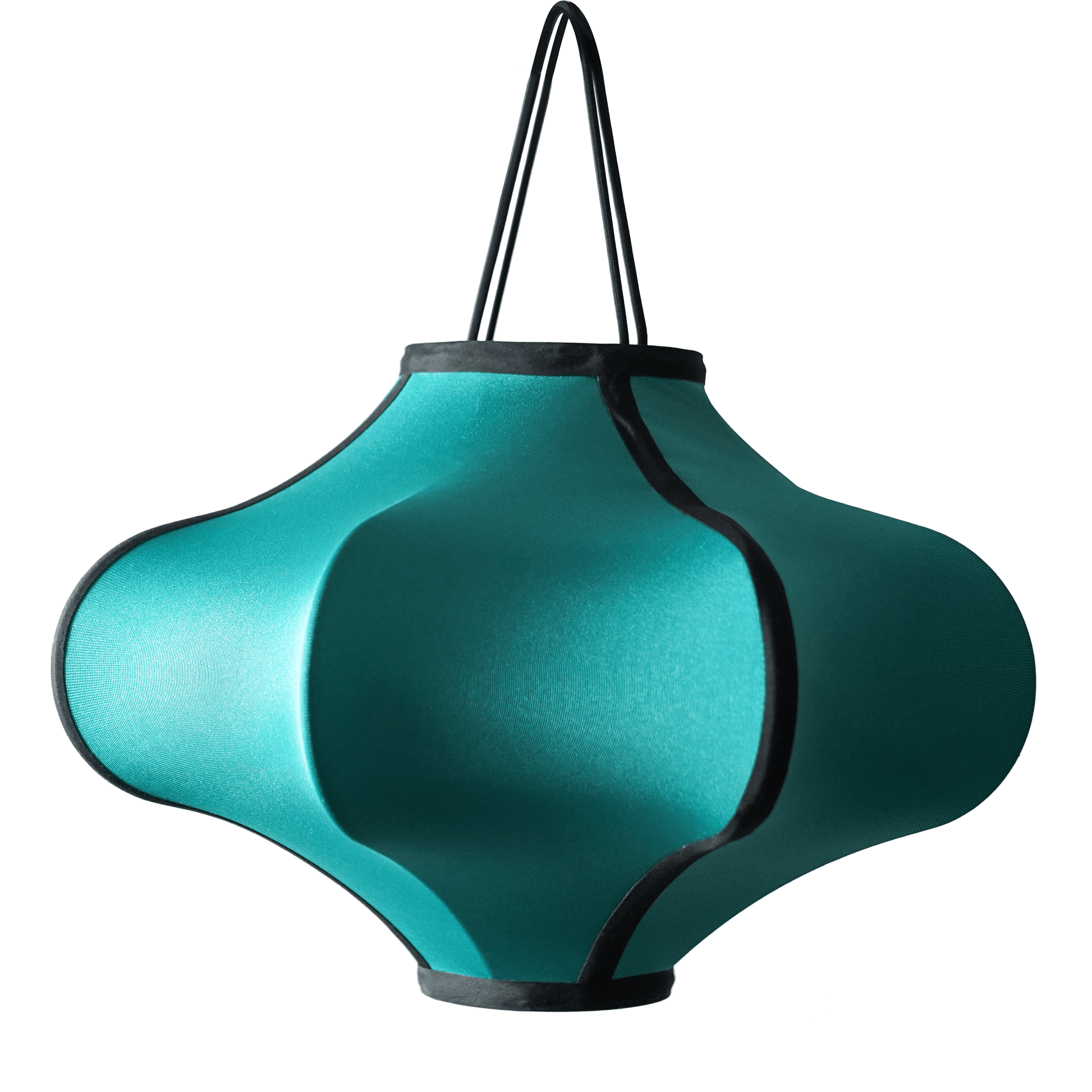 NeXtime Clocks Lumi fabric lantern lamp shade, 40cm, elastic material, front view showing beige color and cylindrical shape.