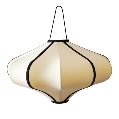 NeXtime Clocks lantern-style fabric lamp shade, 60cm Lumi elastic lighting shade with a soft, modern design.