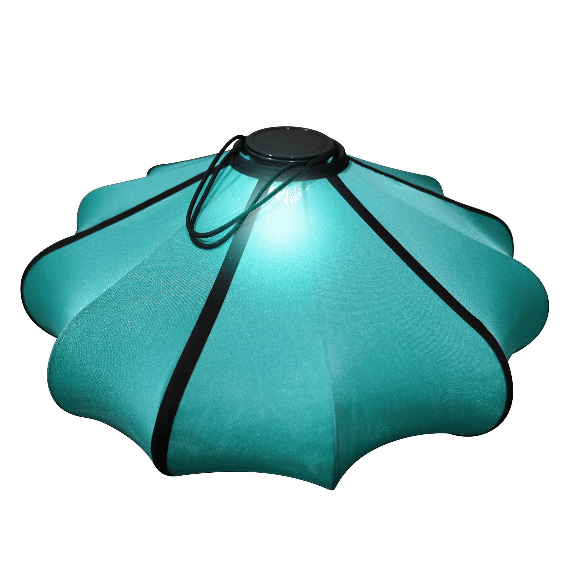 NeXtime Clocks Lumi fabric lantern lamp shade, 60cm, elastic design, front view showcasing its soft, textured fabric for ambient lighting