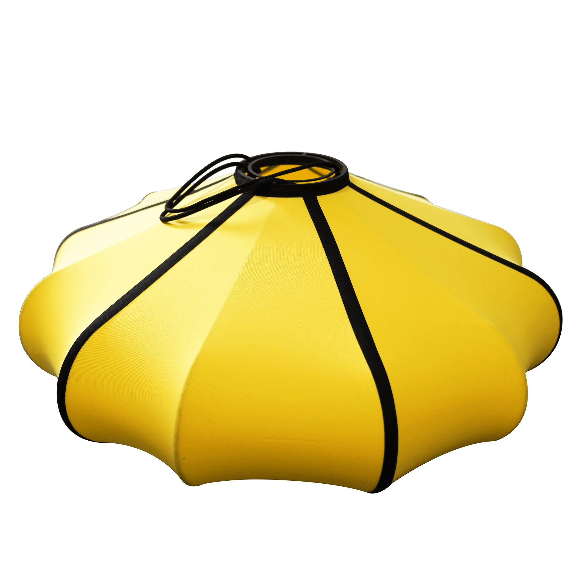 NeXtime Clocks Lumi 60cm lantern-style fabric lamp shade with elastic fitting, beige color, suitable for modern lighting decor.