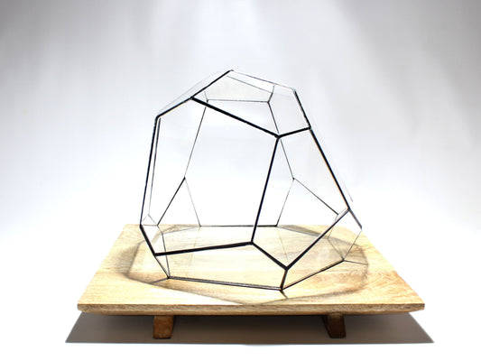 Geometric Terrarium - Torno - Vivarium - ↑ 28 x 26 x 24 cm (LxWxH) - Glass
