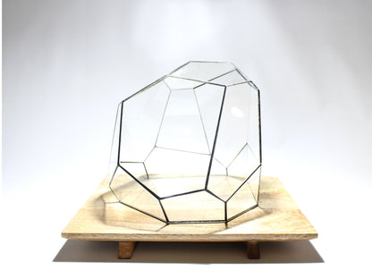 Geometric Terrarium - Torno - Vivarium - ↑ 28 x 26 x 24 cm (LxWxH) - Glass | Florazo