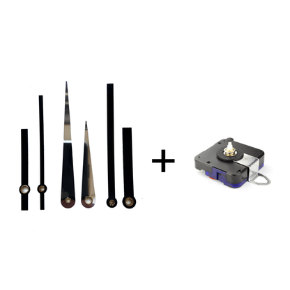 NeXtime Clocks clock hands set S with silent movement, includes hour, minute, and second hands for clock repair or replacement.
