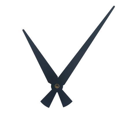 NeXtime Clocks clock hands set L with silent movement, featuring black hour and minute hands on a detailed clock part image.
