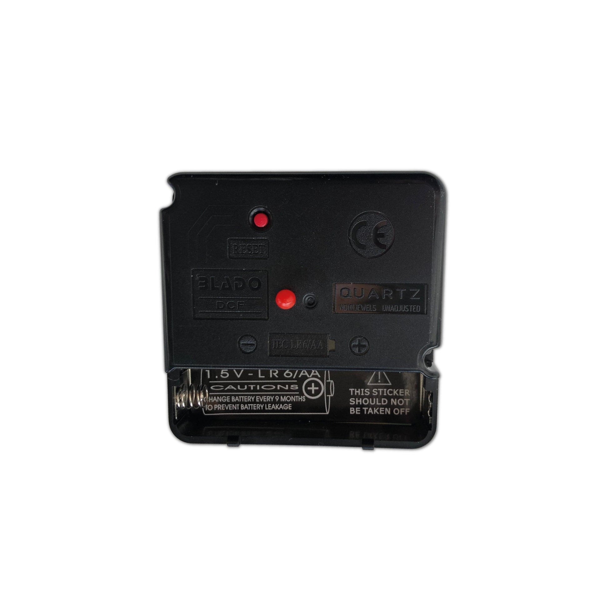 NeXtime Clocks radio controlled movement PMBL120RP, precise clock movement with digital synchronization, shown in the image.