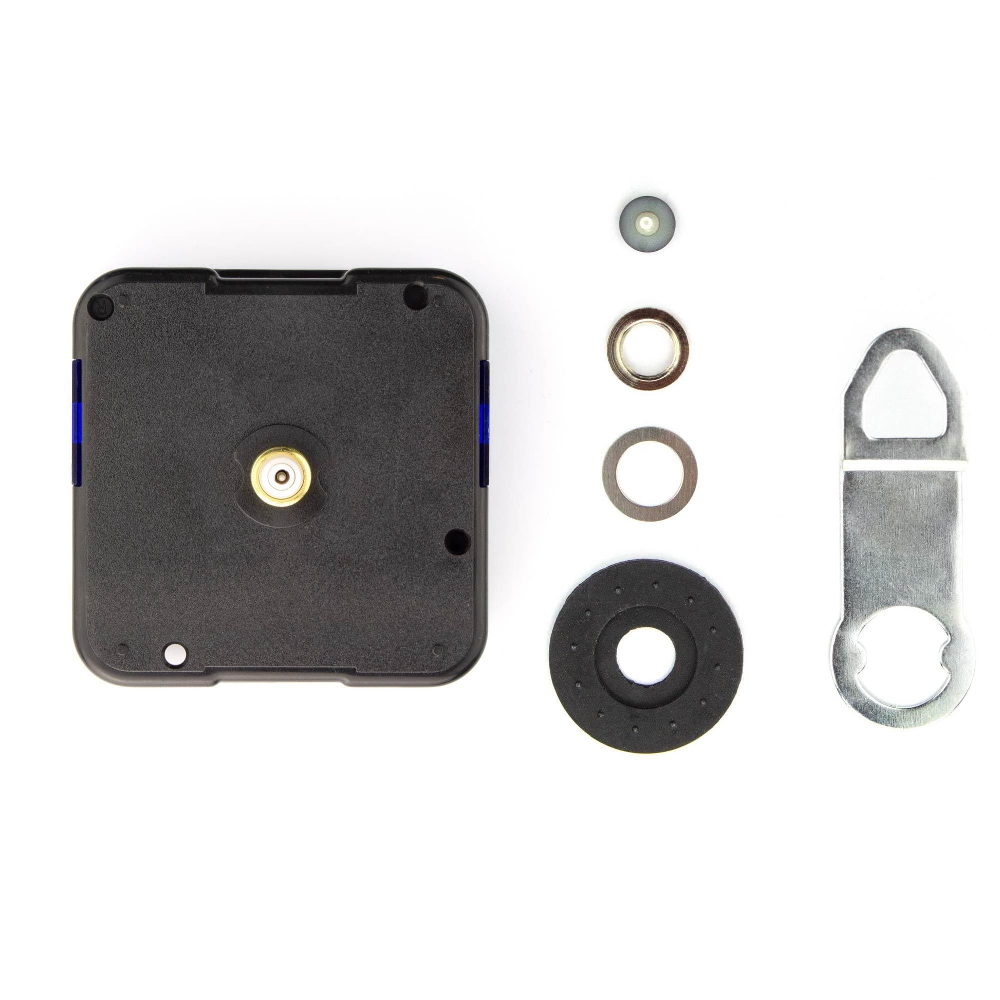 NeXtime Clocks Silent Movement 14.5mm (PMYT145SP) showing front view of the quiet clock movement mechanism.