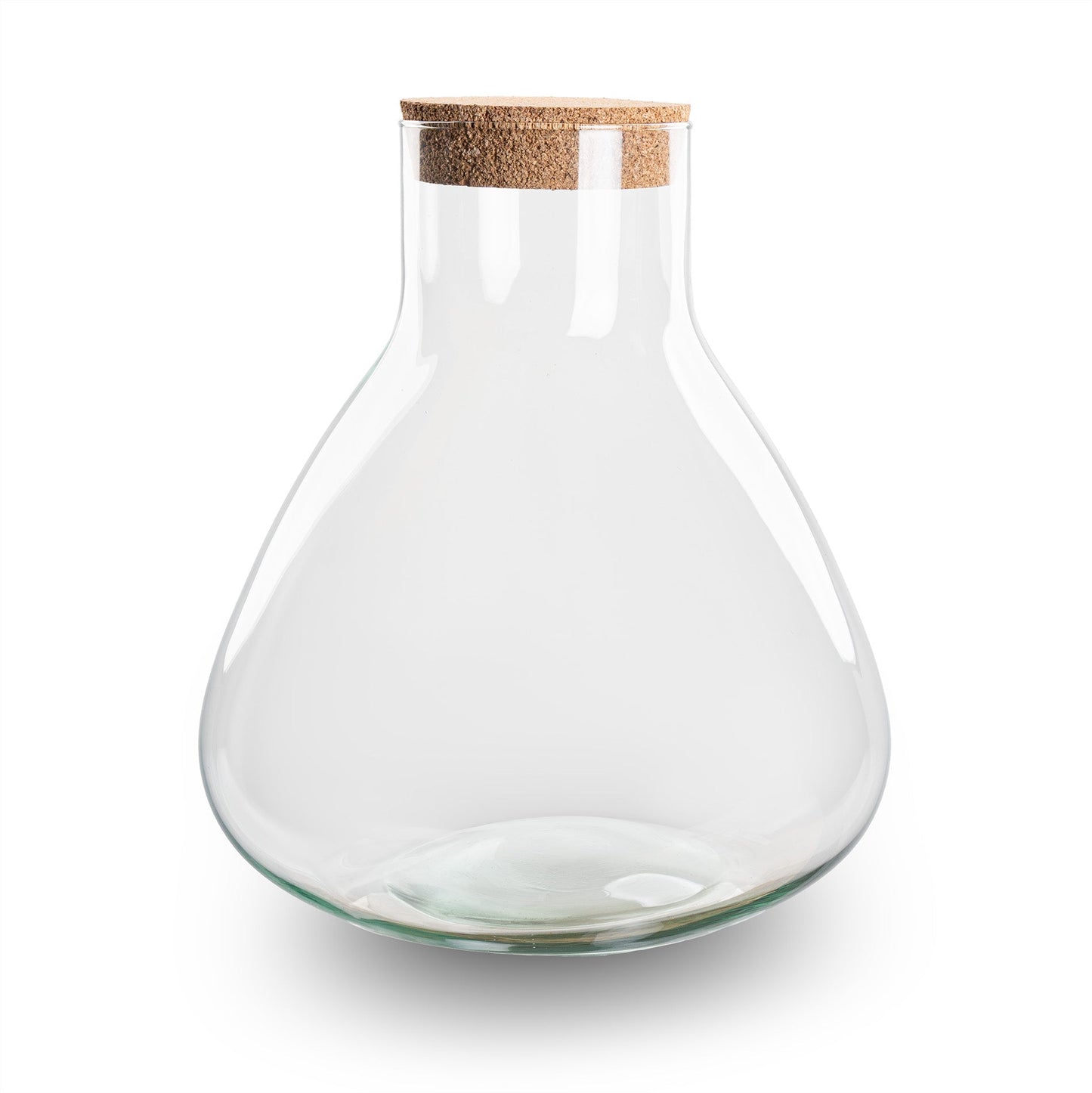 Terrarium with cork - Sammie - Closed terrarium - Bottle Garden ↑ 26.5 cm