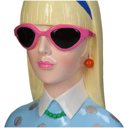 Vase Fashion Lady ‘Lyana’ 23x16x29cm - Waterproof - Decorative Vase/Pot