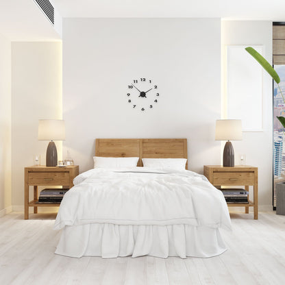 Black aluminum wall clock by NeXtime Clocks, 48 x 3 cm, featuring minimalist design with small hands for modern decor.
