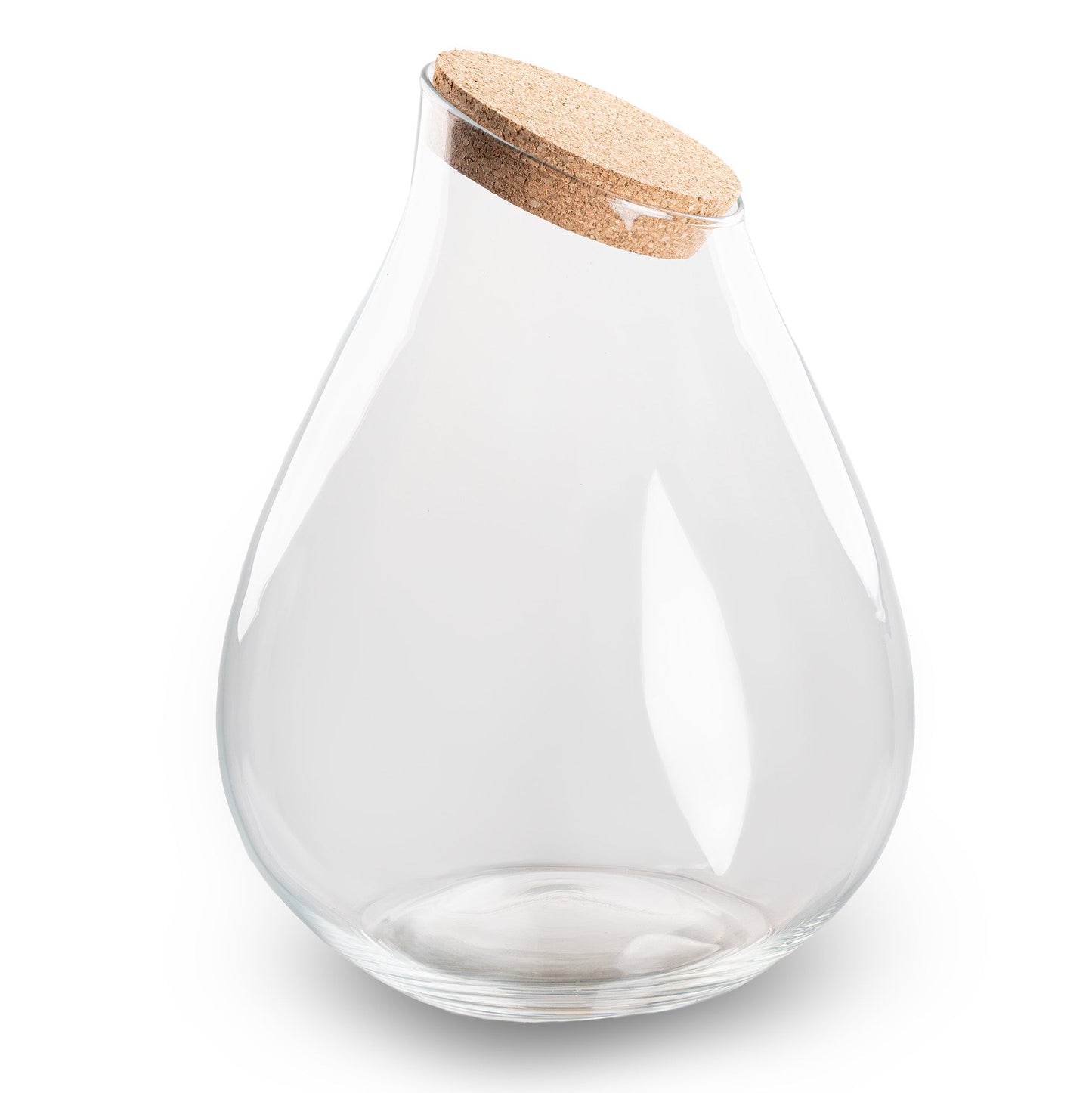 Terrarium with cork - Drop XXL - Closed terrarium bottle ↑ 43 cm - Trendhero