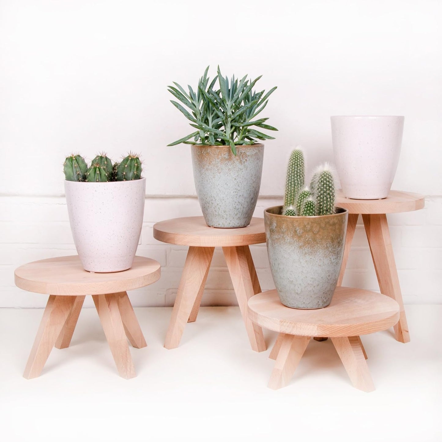 Tibbe - Wooden plant or terrarium stand
