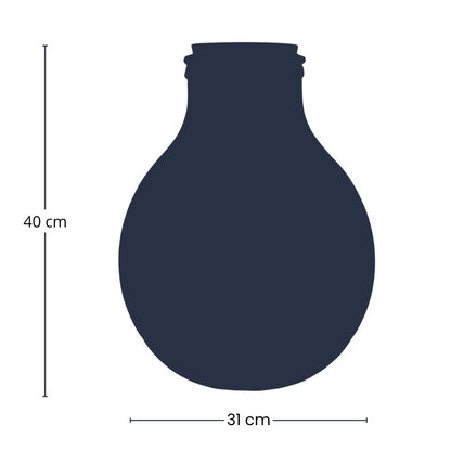 Terrarium bottle - Big Paul with led light - Ø 31 cm ↑ 40 cm