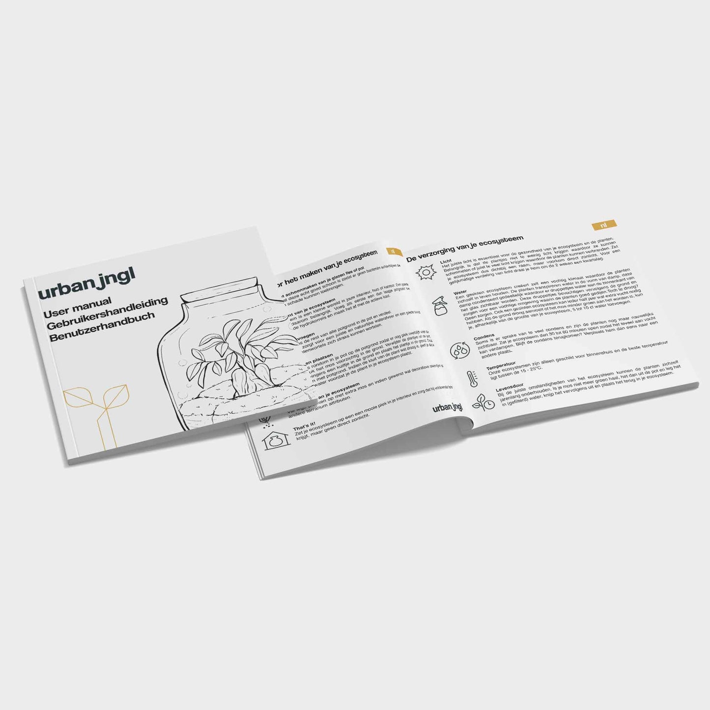 Terrarium DIY Kit - Egg XL - Bottle Garden - ↑ 30 cm